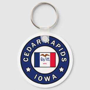 Cedar Rapids Iowa Schlüsselanhänger