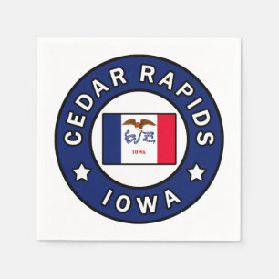 Cedar Rapids Iowa Serviette