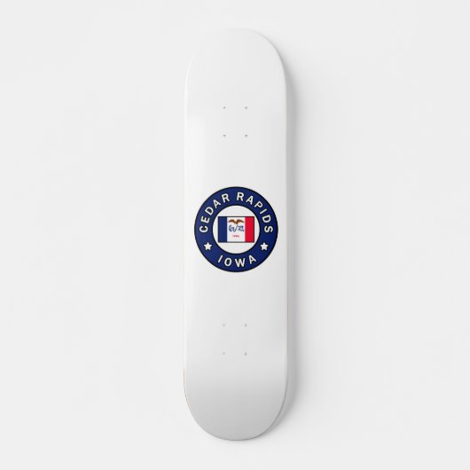 Cedar Rapids Iowa Skateboard (Vorne)