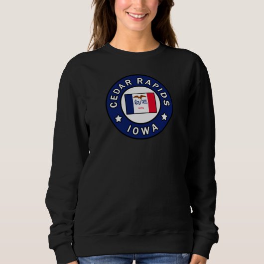 Cedar Rapids Iowa Sweatshirt (Vorderseite)