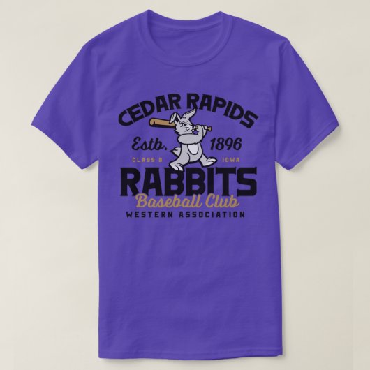 Cedar Rapids Rabbits T-Shirt (Design vorne)