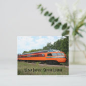 "Cedar Rapids" Skytop Lounge Postkarte (Stehend Vorderseite)