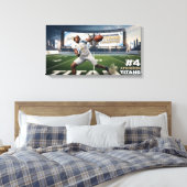 Cedar Rapids Titans #4 Davien Atkinson Poster Leinwanddruck (Insitu (Schlafzimmer))