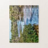 Cedar River Nebraska.Weihnachtsgrüße Puzzle (Vertikal)