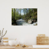 Cedar Run auf dem White Oak Canyon Poster (Küche)