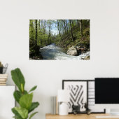 Cedar Run auf dem White Oak Canyon Poster (Heimbüro)