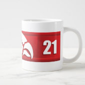 Cedar Springs Red Hawks #2 Jumbo-Tasse (Rechts)
