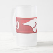 Cedar Springs Red Hawks #2 Mattglas Bierglas (Vorderseite Links)