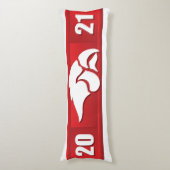 Cedar Springs Red Hawks #2 Seitenschläferkissen (Vorderseite Vertikal)