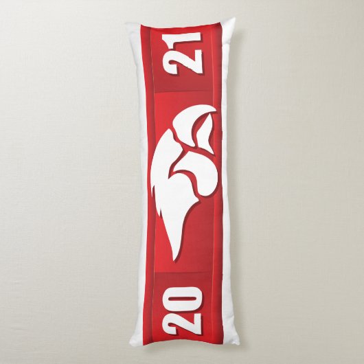 Cedar Springs Red Hawks #2 Seitenschläferkissen (Rückseite (Vertikal))