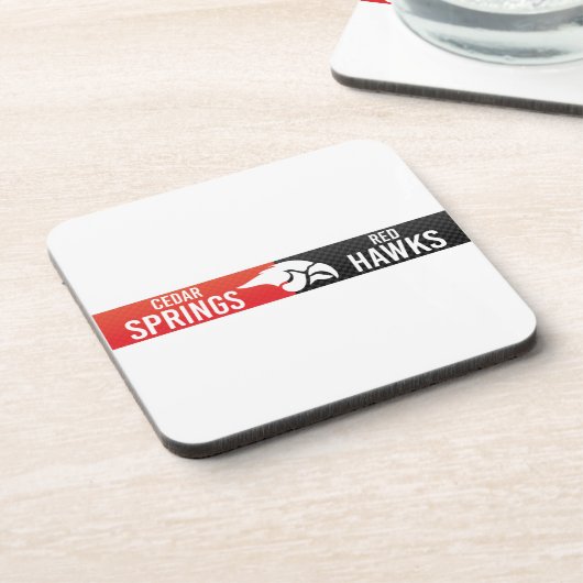 Cedar Springs Red Hawks #3 Getränkeuntersetzer (Linke Seite)