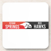 Cedar Springs Red Hawks #3 Getränkeuntersetzer (Vorderseite)