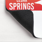 Cedar Springs Red Hawks #3 Mousepad (Ecke)