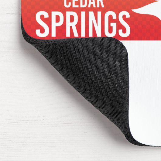 Cedar Springs Red Hawks #3 Mousepad (Ecke)