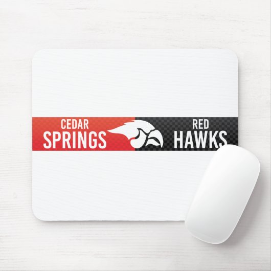Cedar Springs Red Hawks #3 Mousepad (Mit Mouse)