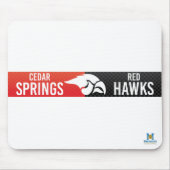 Cedar Springs Red Hawks #3 Mousepad (Vorne)