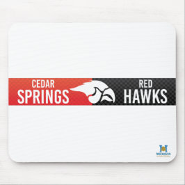 Cedar Springs Red Hawks #3 Mousepad