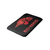 Cedar Springs Red Hawks #5 Badematte (Schrägansicht)