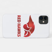 Cedar Springs Red Hawks #5 Case-Mate iPhone Hülle (Rückseite (Horizontal))