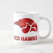 Cedar Springs Red Hawks #5 Jumbo-Tasse (Rechts)