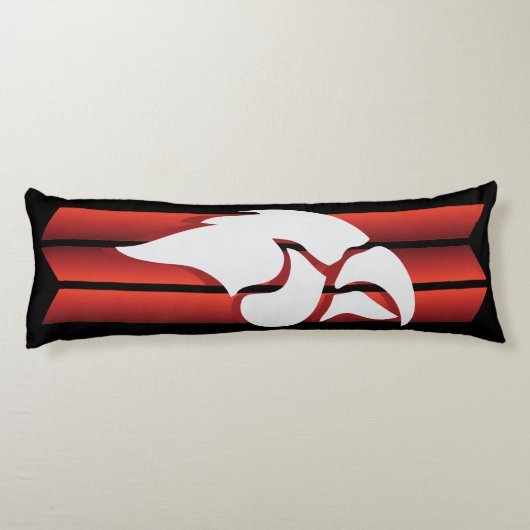 Cedar Springs Red Hawks #6 Seitenschläferkissen (Rückseite)