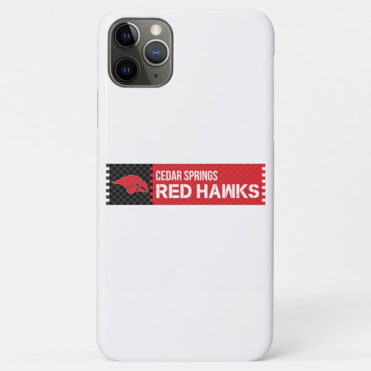 Cedar Springs Red Hawks Case-Mate iPhone Hülle (Rückseite)