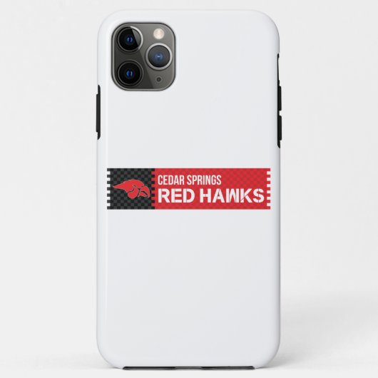 Cedar Springs Red Hawks Case-Mate iPhone Hülle (Rückseite)