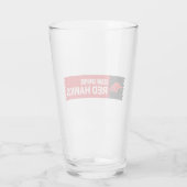 Cedar Springs Red Hawks Glas (Rückseite)