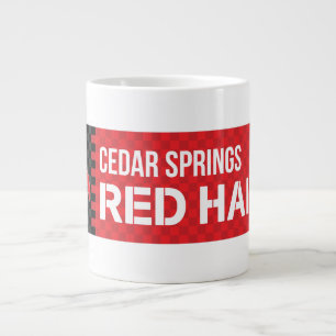 Cedar Springs Red Hawks Jumbo-Tasse