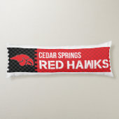 Cedar Springs Red Hawks Seitenschläferkissen (Rückseite)
