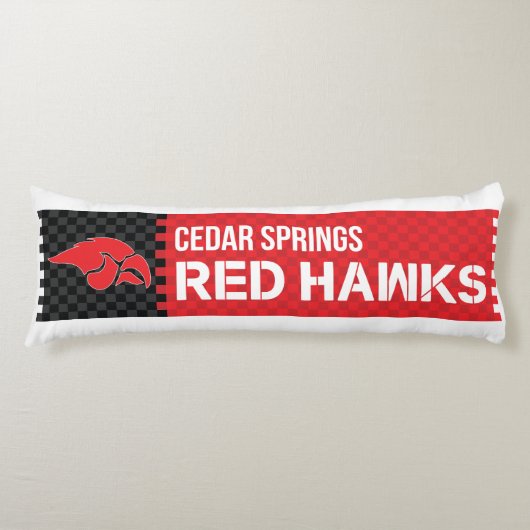 Cedar Springs Red Hawks Seitenschläferkissen (Vorderseite)