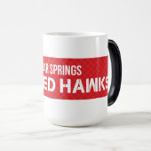 Cedar Springs Red Hawks Verwandlungstasse (VorderseiteRechts)