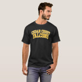 Cedar Wappen Uni Falcons 01 T-Shirt (Vorne ganz)