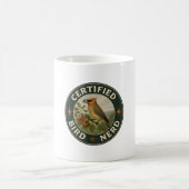 Cedar Waxwing Abzeichen Kaffeetasse (Mittel)