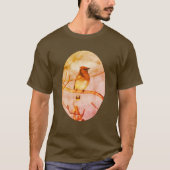 Cedar Waxwing Bird Naturkunde T-Shirt (Vorderseite)