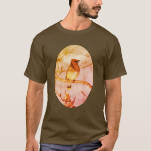 Cedar Waxwing Bird Naturkunde T-Shirt