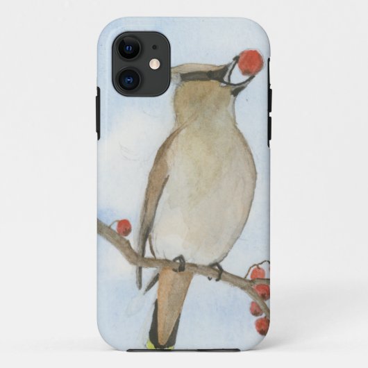 Cedar Waxwing Case-Mate iPhone Hülle (Rückseite)