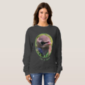 Cedar Waxwing Fledgling Bird Personalisiert Sweatshirt (Vorne ganz)