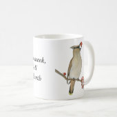 Cedar Waxwing Kaffeetasse (VorderseiteRechts)