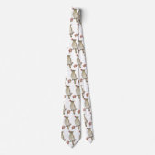 Cedar Waxwing Krawatte (Vorderseite)