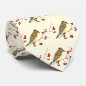 Cedar Waxwing Krawatte (Gerollt)