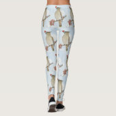 Cedar Waxwing Leggings (Rückseite)