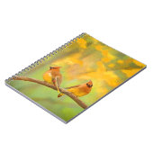 Cedar Waxwing Malerei - Niedliche Original Hunde K Notizblock (Linke Seite)