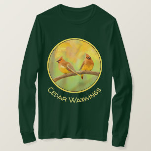Cedar Waxwing Malerei - Niedliche Original Hunde K T-Shirt