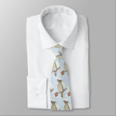 Cedar Waxwing Neck Tie Krawatte (Gebunden)