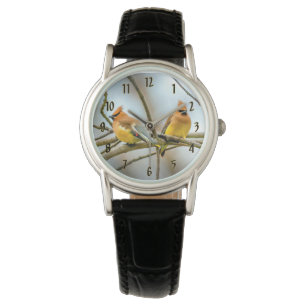 Cedar Waxwing - Original Foto Armbanduhr