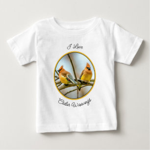 Cedar Waxwing - Original Foto Baby T-shirt