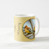 Cedar Waxwing - Original Foto Kaffeetasse (VorderseiteRechts)