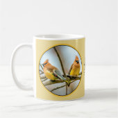 Cedar Waxwing - Original Foto Kaffeetasse (Links)