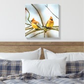 Cedar Waxwing - Original Foto Leinwanddruck (Insitu (Schlafzimmer))